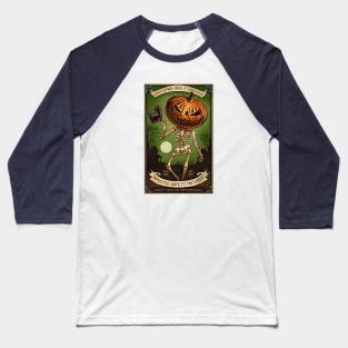 Gentleman Jack O' Lantern Baseball T-Shirt